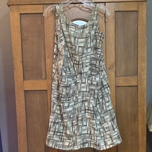 Marni Stylish Geometric Patterned Dress